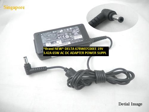 *Brand NEW* 67BW07C00EE DELTA 19V 3.42A 65W AC DC ADAPTER POWER SUPPLY